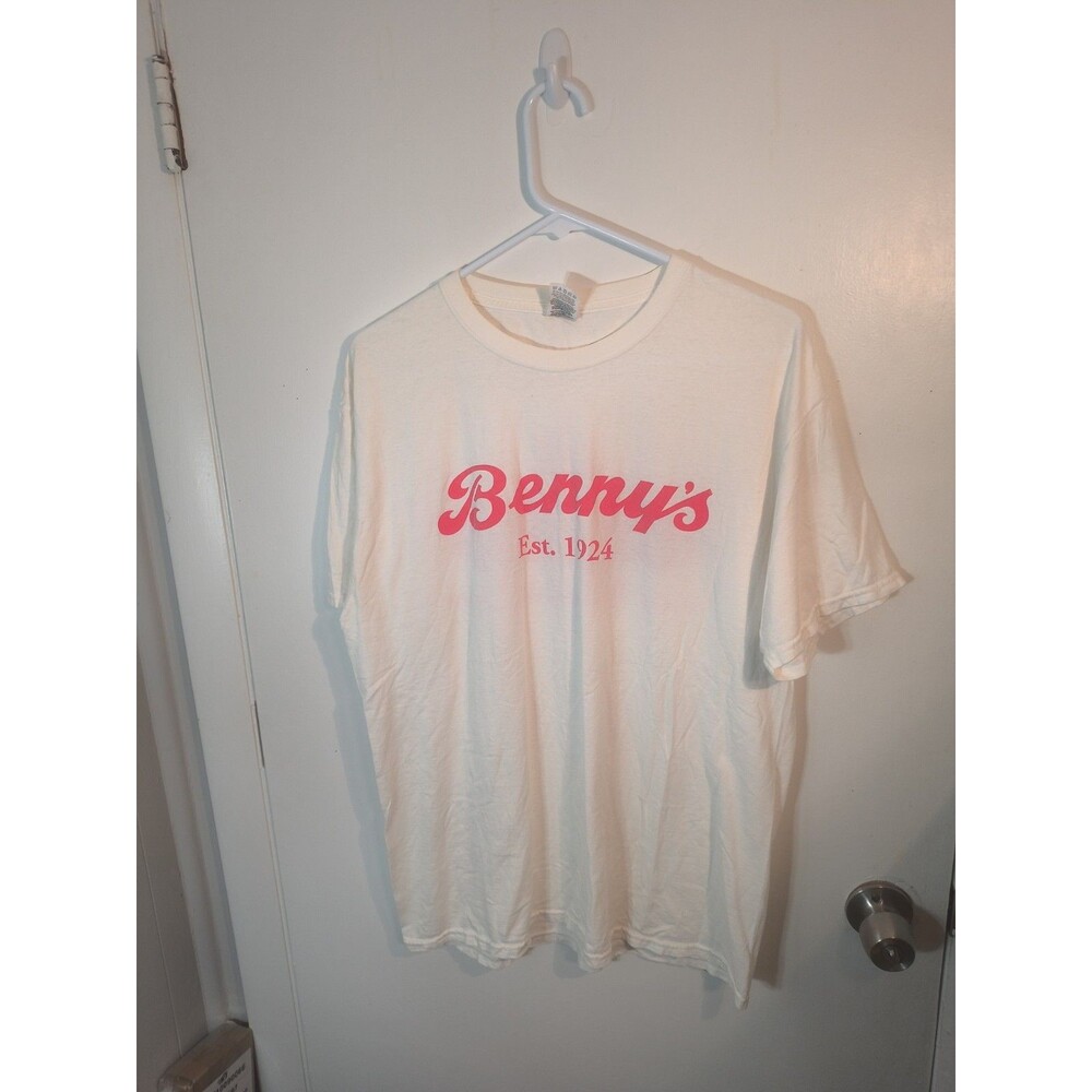 Vintage Bennys Shirt Large L White Retro New England Department Store Forever
